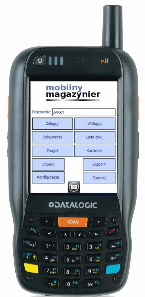 Mobilny Magazynier Kolektor danych Mobilny Magazynier kolektor danych
