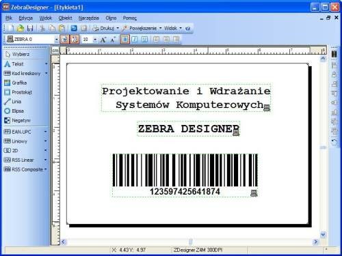 Zebra Designer