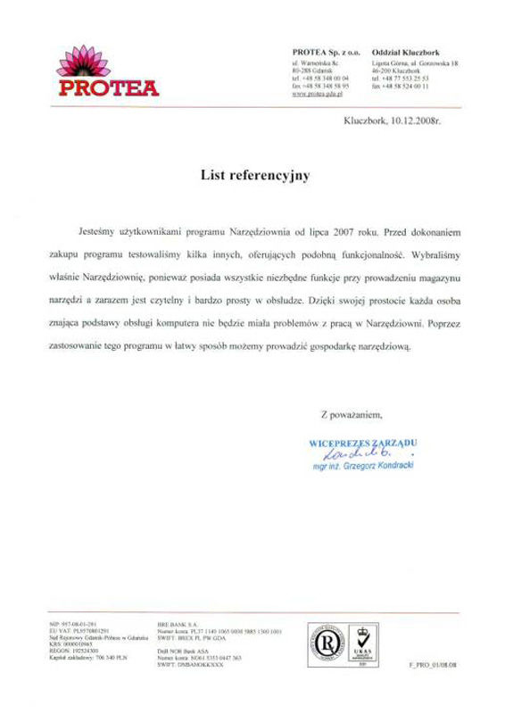 rekomendacja Protea