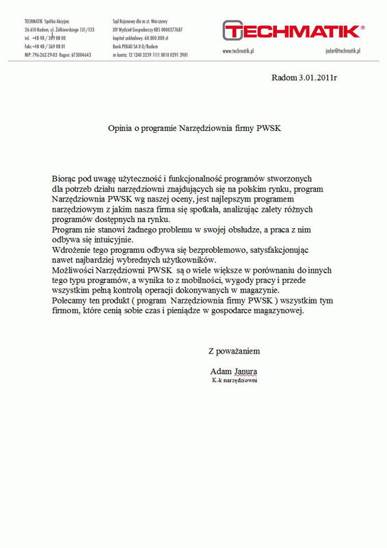 rekomendacja Jadar Techmatik