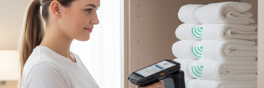 jak kontrolować obieg prania z rfid