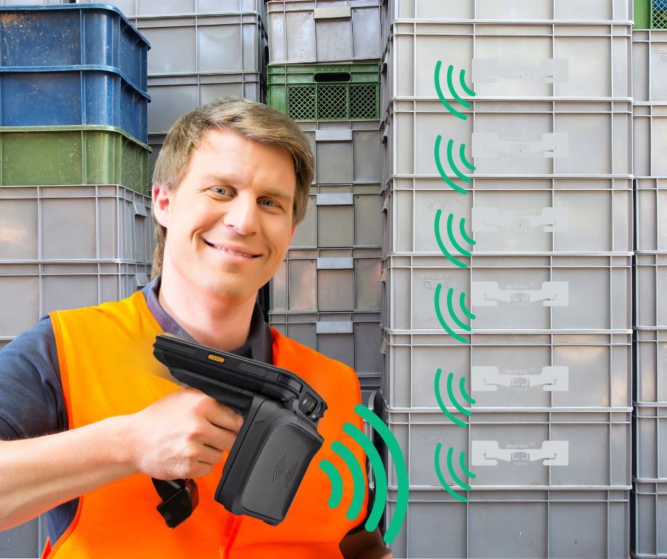 skanowanie opakowań zwrotnych rfid