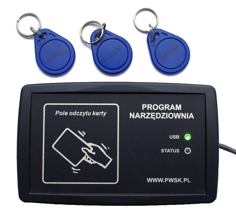 Czytnik breloczków zbliżeniowych RFID czytnik-RFID-Unique-USB